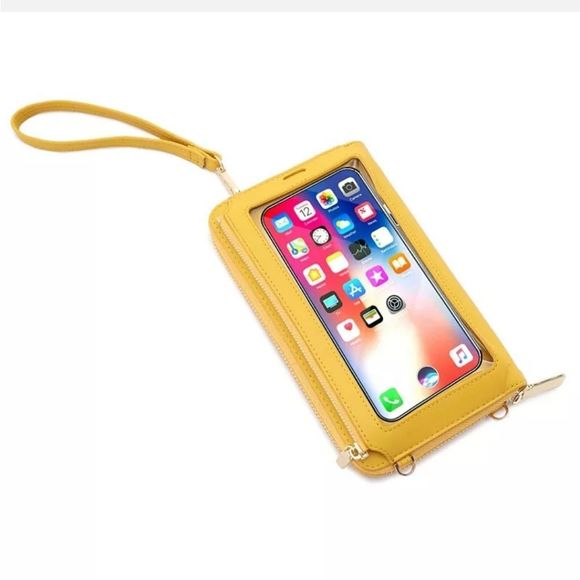 RFID Blocking Wallet for Women's Touch Screen Handbag Cell Phone Purse Crossbody - Picture 2 of 2